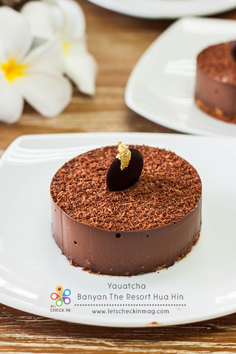 Chocolate Delice , Signature Pastry ของร้าน ไม่มีส่วนผสมของแป้งและน้ำตาล ได้รสชาติของช็อคโกแลตแบบเต็มๆ