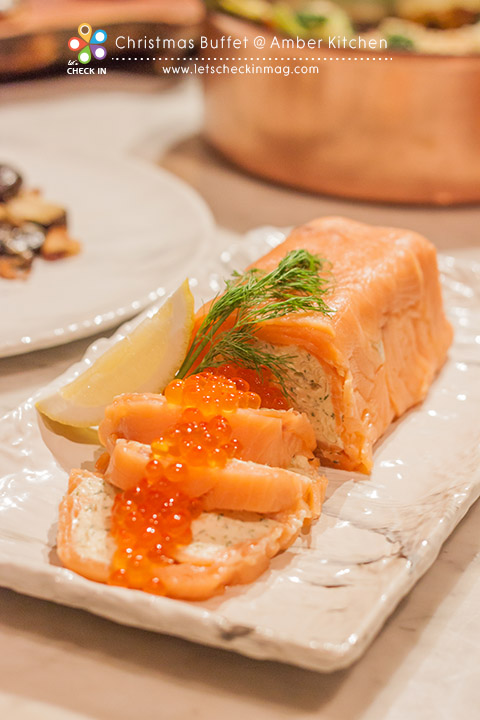 Smoked Scottish salmon with orange vinaigrette, horseradish and mustard dill sauce