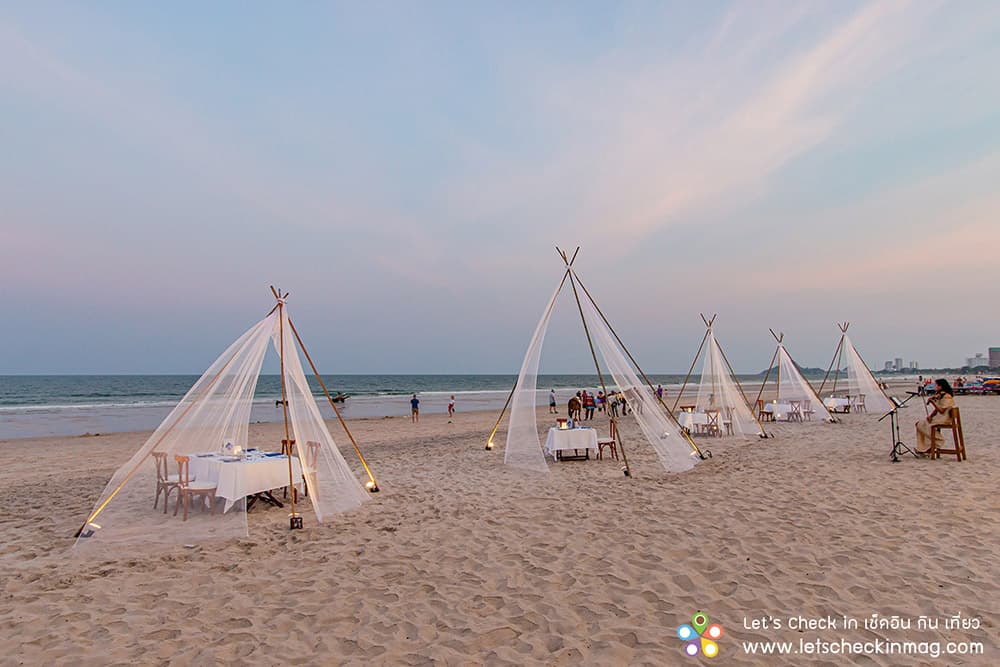 Romantic Moonlit Dinner On The Beach